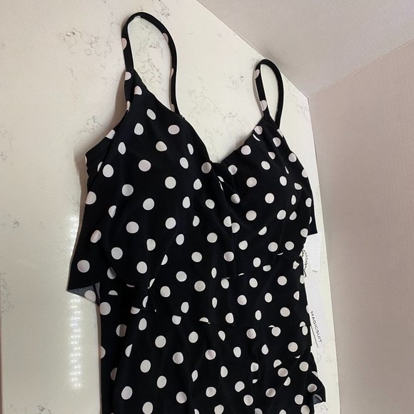 NWT Magicsuit Bang Chloe Dotted Tankini Top - Picture 1 of 5